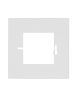 Unterputzdose Abdeckplatte Weiß 1-fach 1 cm Abdeckung – RAL 9010 matt
