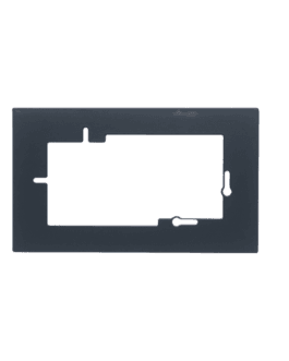 Unterputzdose Abdeckplatte Anthrazit 2-fach mit 1 cm Abdeckung – RAL 7021 matt