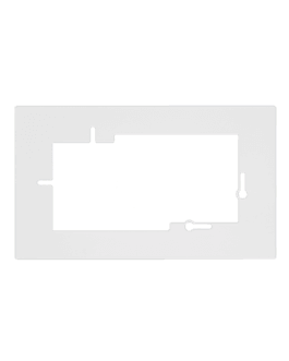 Unterputzdose Abdeckplatte Weiß 2-fach 1 cm Abdeckung – RAL 9010 matt