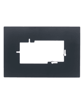 Unterputzdose Abdeckplatte Anthrazit 2-fach 3 cm Abdeckung – RAL 7021 matt