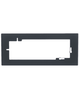 Unterputzdose Abdeckplatte Anthrazit 3-fach mit 1 cm Abdeckung – RAL 7021 matt