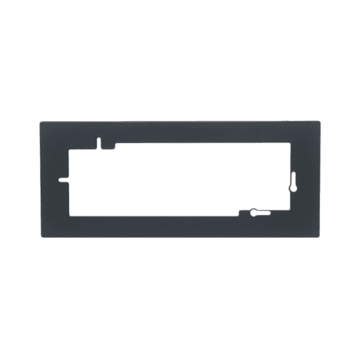 Unterputzdose Abdeckplatte Anthrazit 3-fach mit 1 cm Abdeckung – RAL 7021 matt