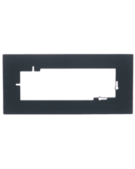 Unterputzdose Abdeckplatte Anthrazit 3-fach mit 2 cm Abdeckung – RAL 7021 matt