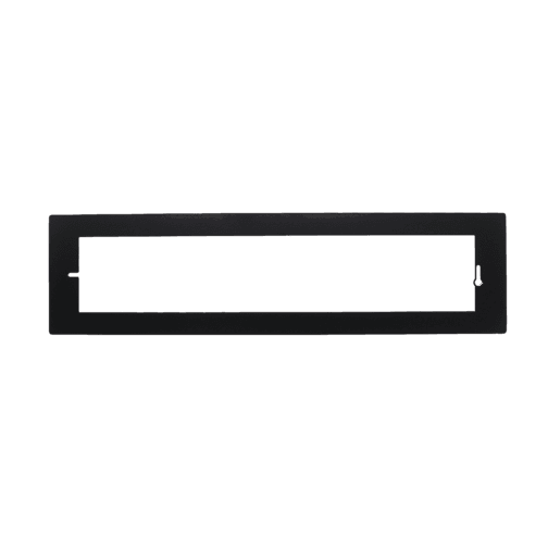 Unterputzdose Abdeckplatte Schwarz 5-fach mit 1 cm Abdeckung – RAL 9005 matt