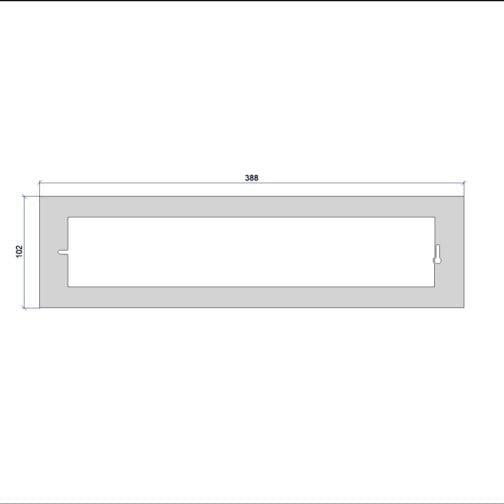 Unterputzdose Abdeckplatte Schwarz 5-fach mit 1 cm Abdeckung – RAL 9005 matt – Bild 2